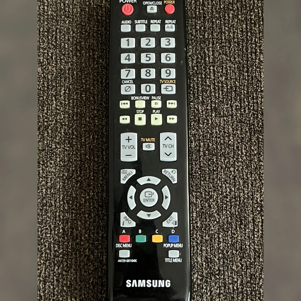 Samsung AK59-00104K Remote Control for Samsung Blu-ray Player